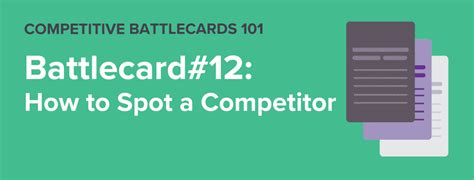 Competitive Battlecards 101: How to Spot a Competitor Battlecard Tem.